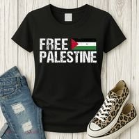 Palestine Flag Free Palestine Women's T-Shirt thumb 3