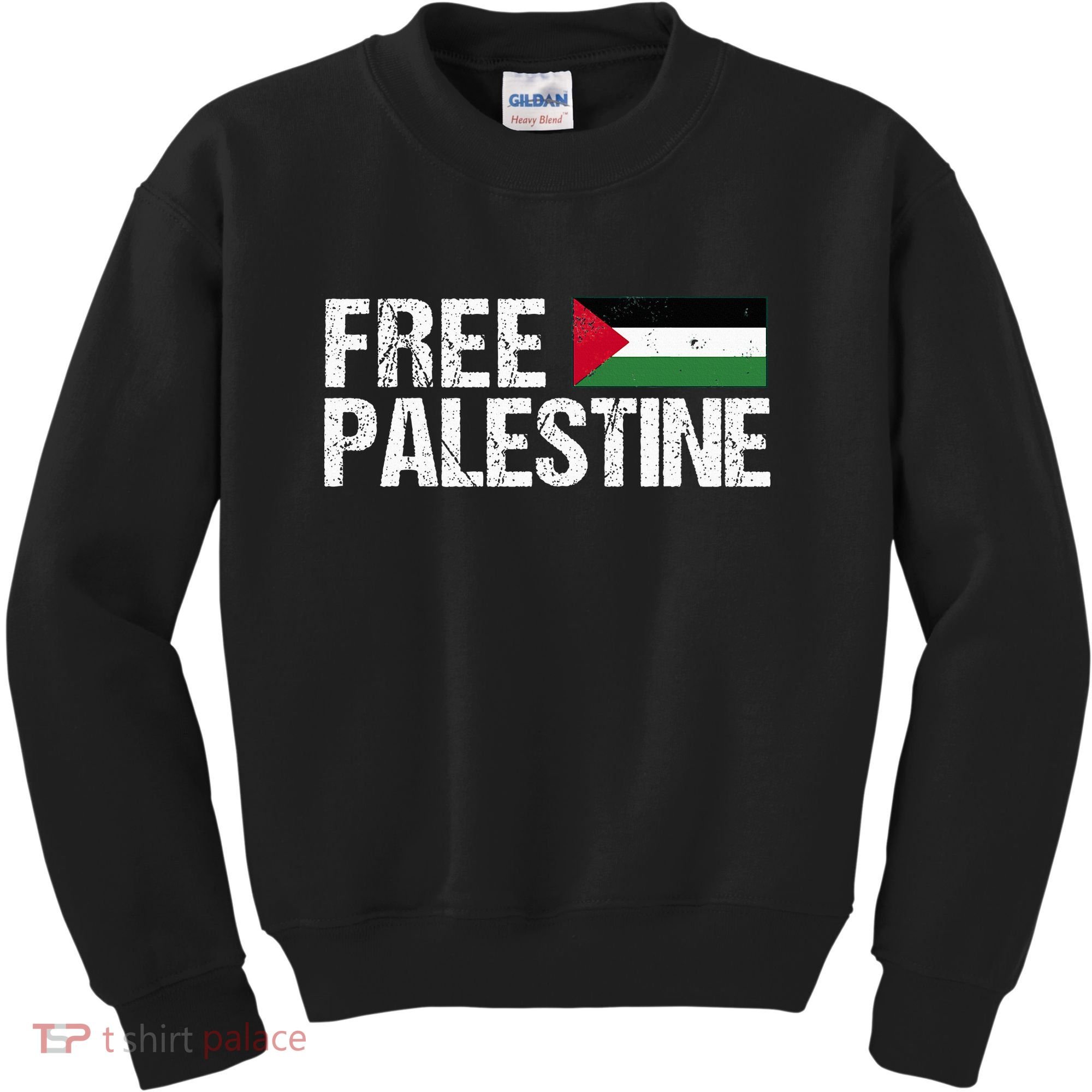 Palestine Flag Free Palestine Kids Sweatshirt