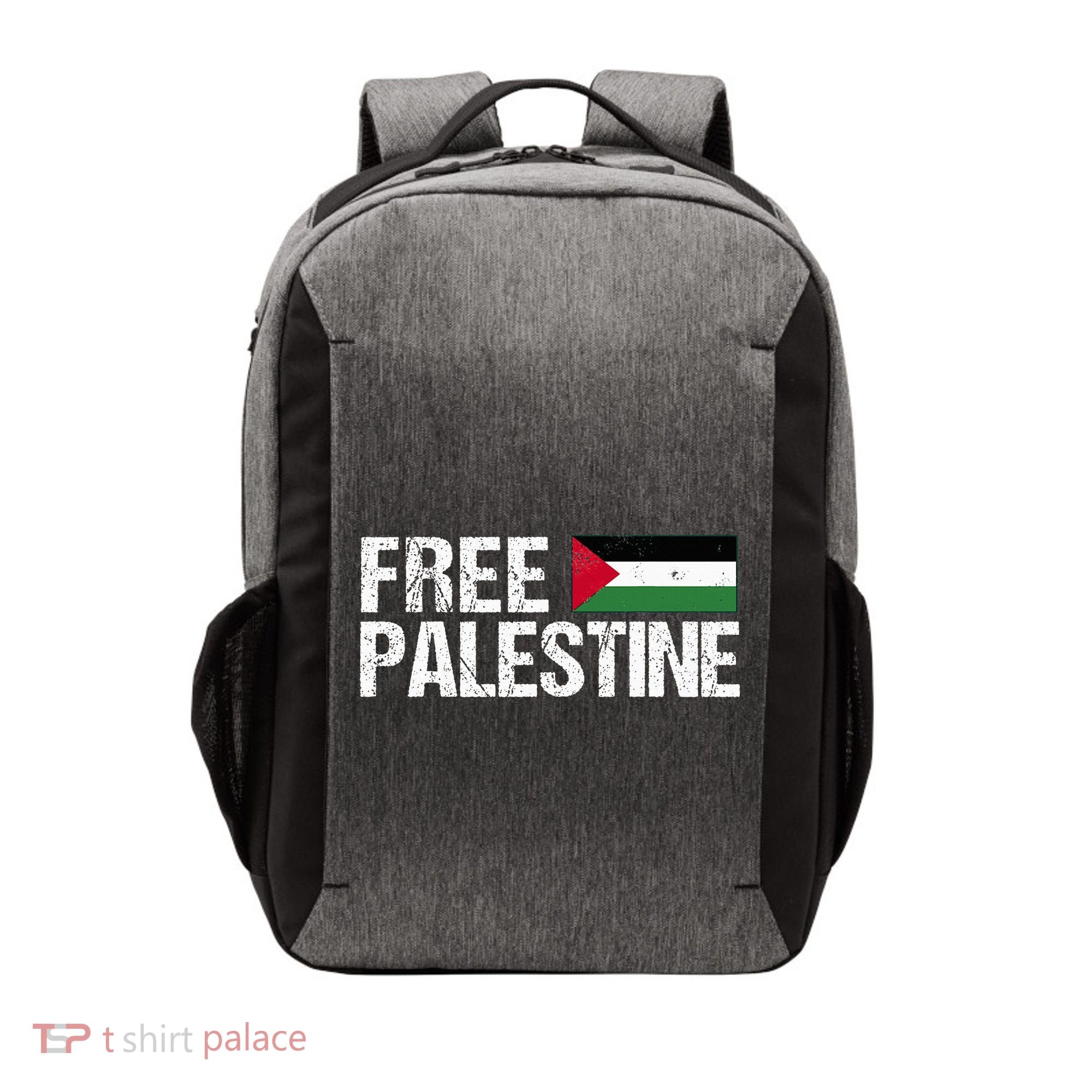 Palestine Flag Free Palestine Vector Backpack