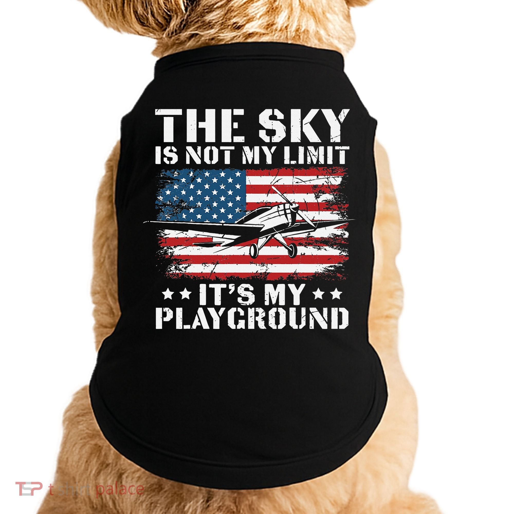 Pilot Funny Flying Aviation Doggie Tank