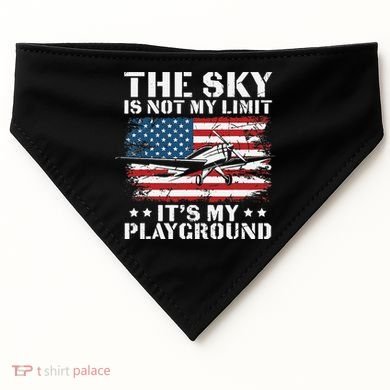 Pilot Funny Flying Aviation USA-Made Doggie Bandana