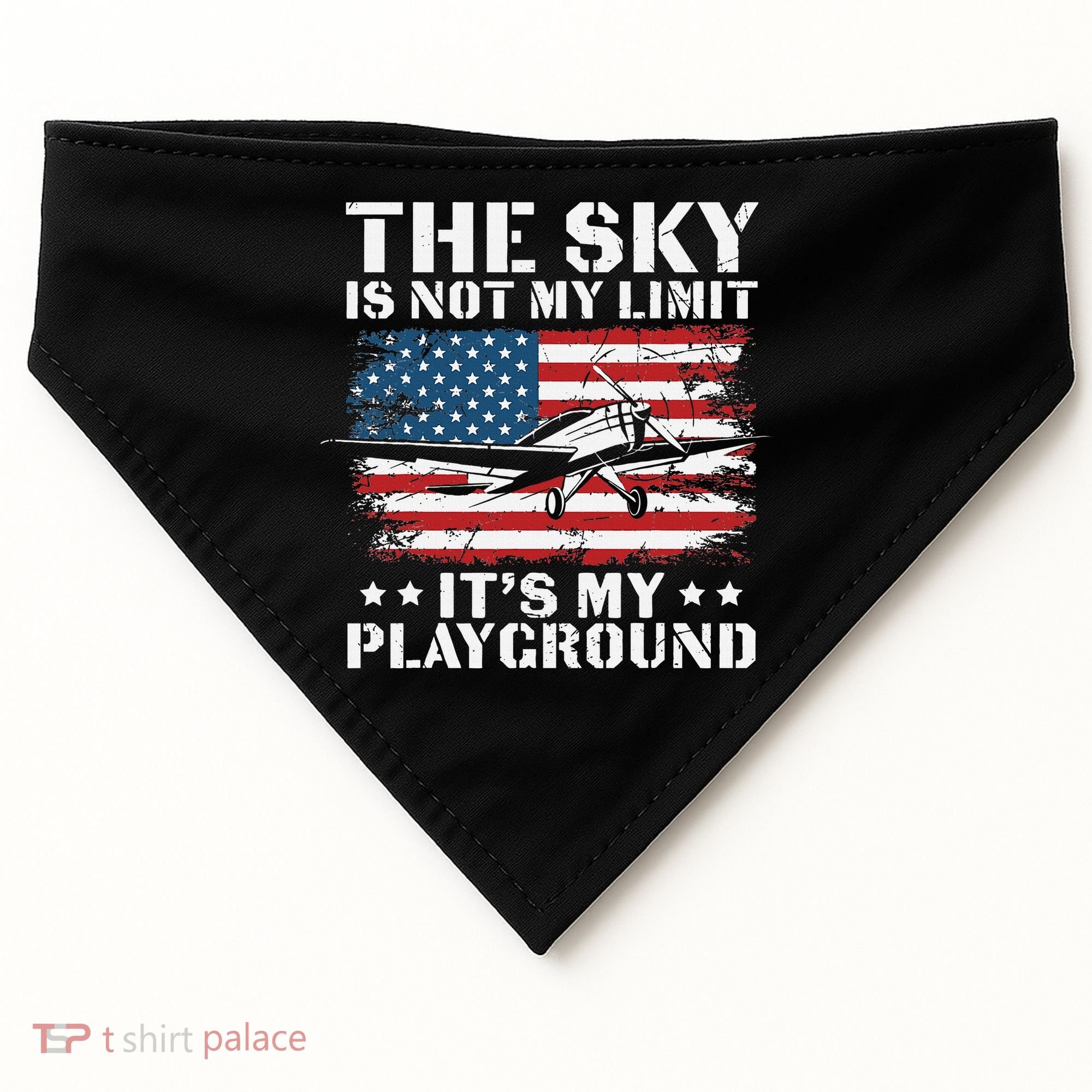 Pilot Funny Flying Aviation USA-Made Doggie Bandana