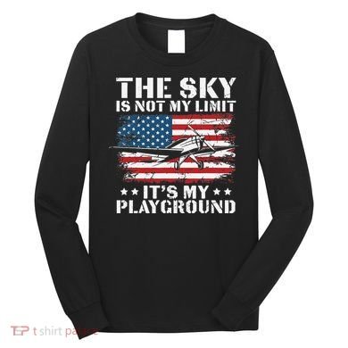 Pilot Funny Flying Aviation Long Sleeve Shirt