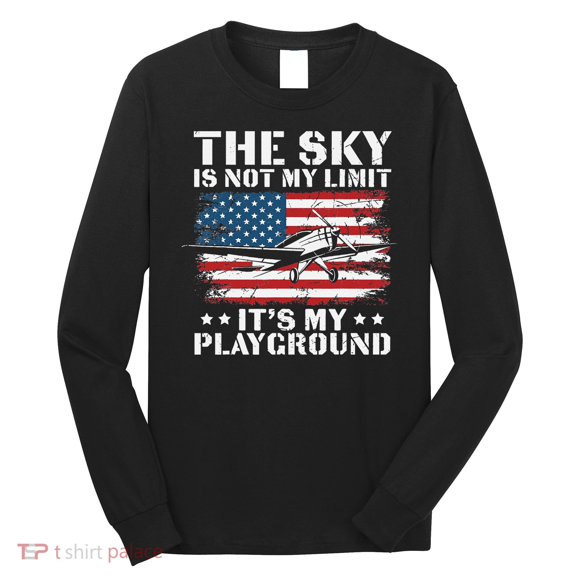 Pilot Funny Flying Aviation Long Sleeve Shirt