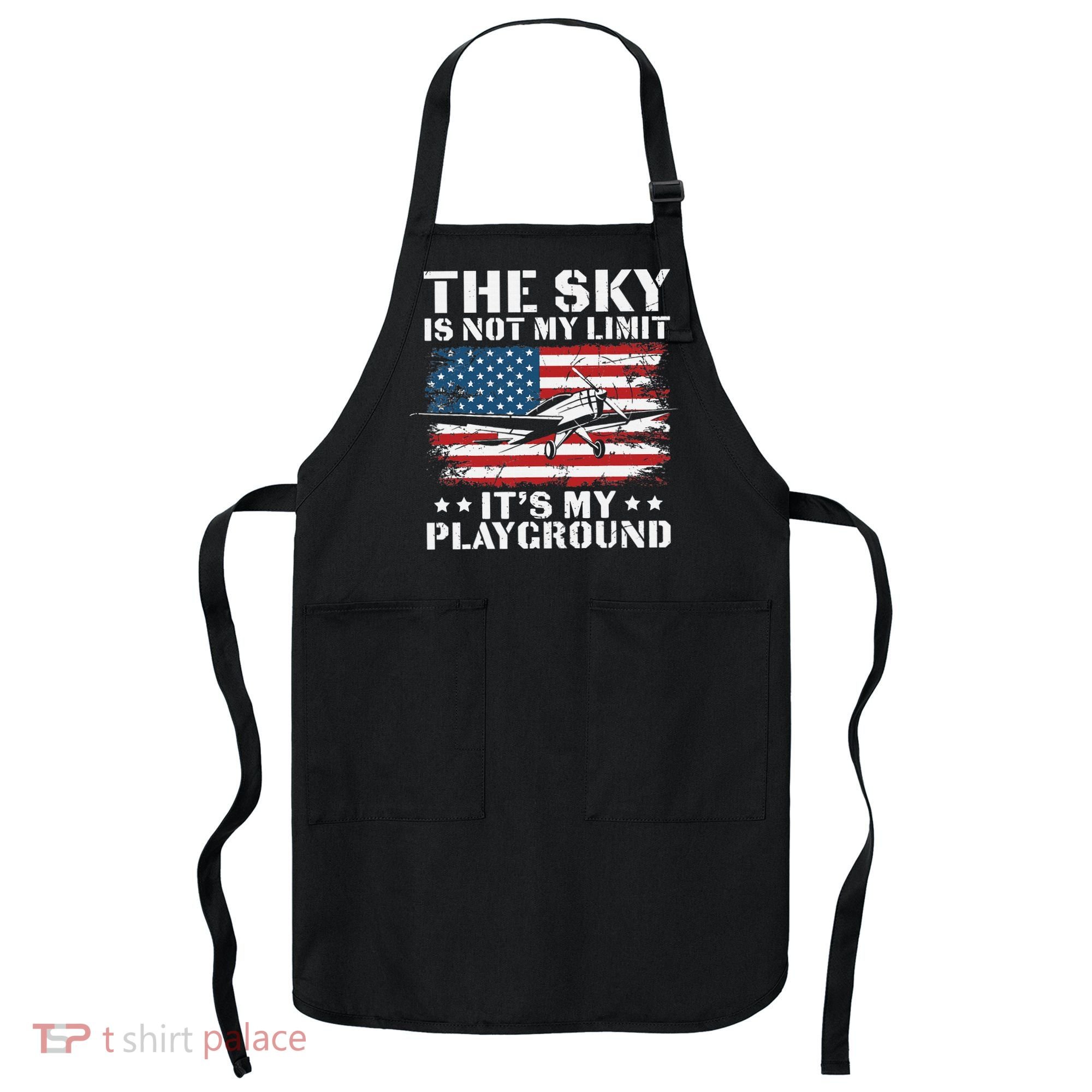 Pilot Funny Flying Aviation Apron
