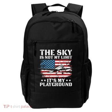 Pilot Funny Flying Aviation Backpack