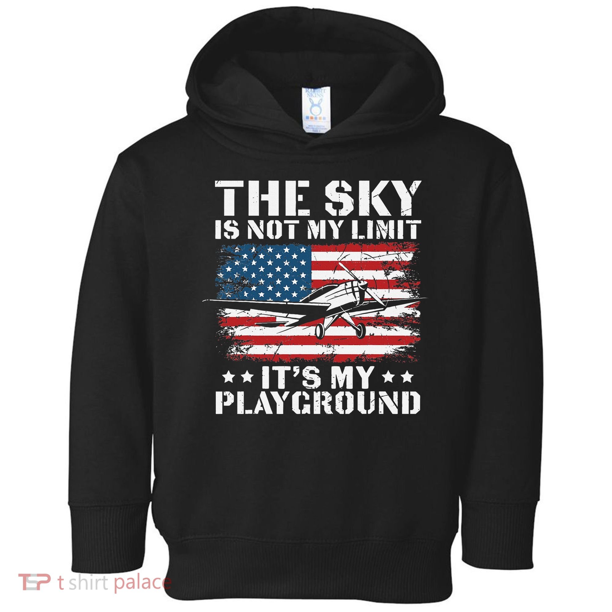 Pilot Funny Flying Aviation Toddler Hoodie