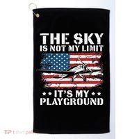 Pilot Funny Flying Aviation Golf Towel thumb 0