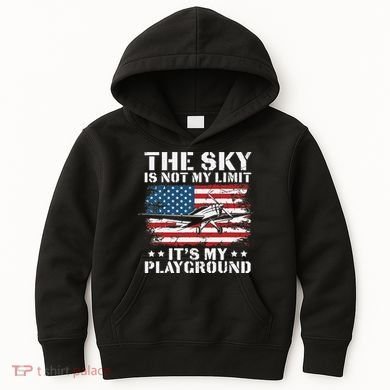 Pilot Funny Flying Aviation Kids Hoodie