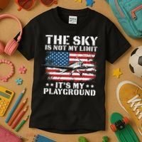 Pilot Funny Flying Aviation Kids T-Shirt thumb 3
