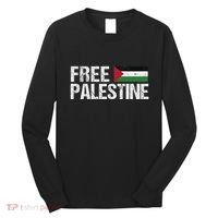 Palestine Flag Free Palestine Long Sleeve Shirt thumb 0