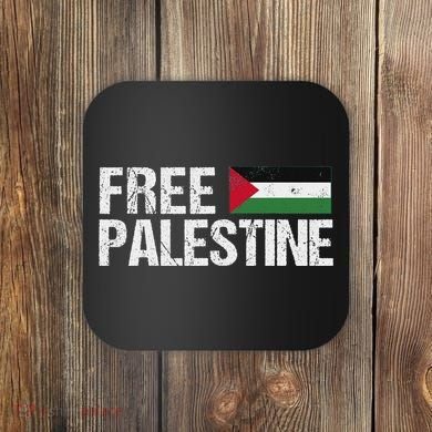 Palestine Flag Free Palestine Coaster