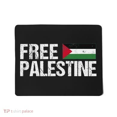 Palestine Flag Free Palestine Mousepad