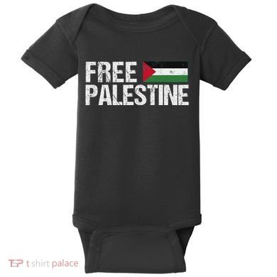 Palestine Flag Free Palestine Baby Bodysuit