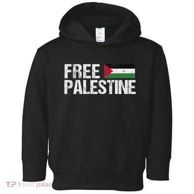 Palestine Flag Free Palestine Toddler Hoodie