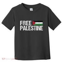 Palestine Flag Free Palestine Toddler T-Shirt thumb 0