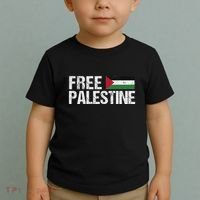 Palestine Flag Free Palestine Toddler T-Shirt thumb 2