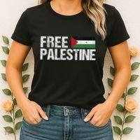 Palestine Flag Free Palestine Women's T-Shirt thumb 2