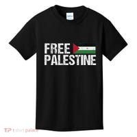 Palestine Flag Free Palestine Kids T-Shirt thumb 0