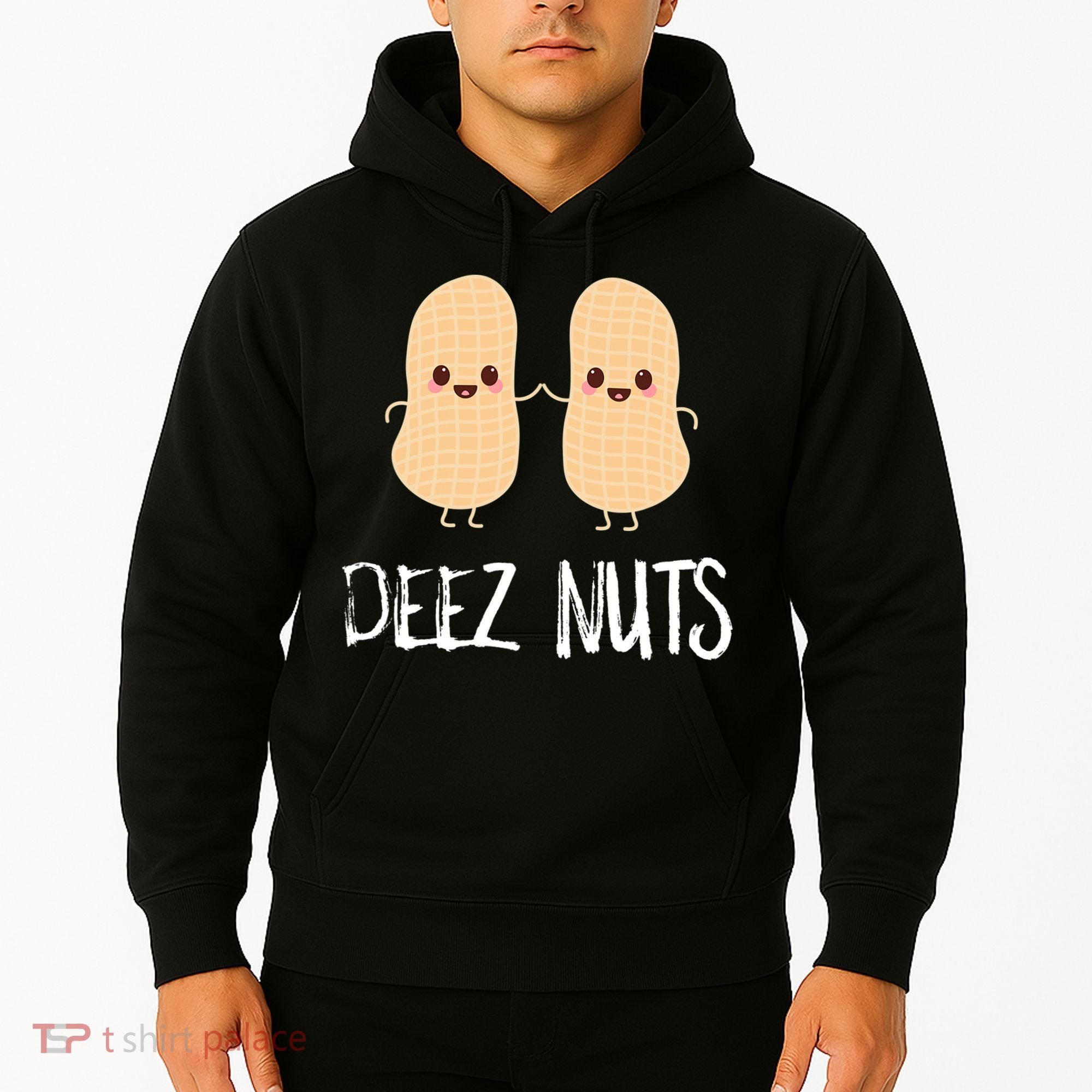 Peanut Food Funny Kawaii Cute Meme Deez Nuts Joke Gift Hoodie