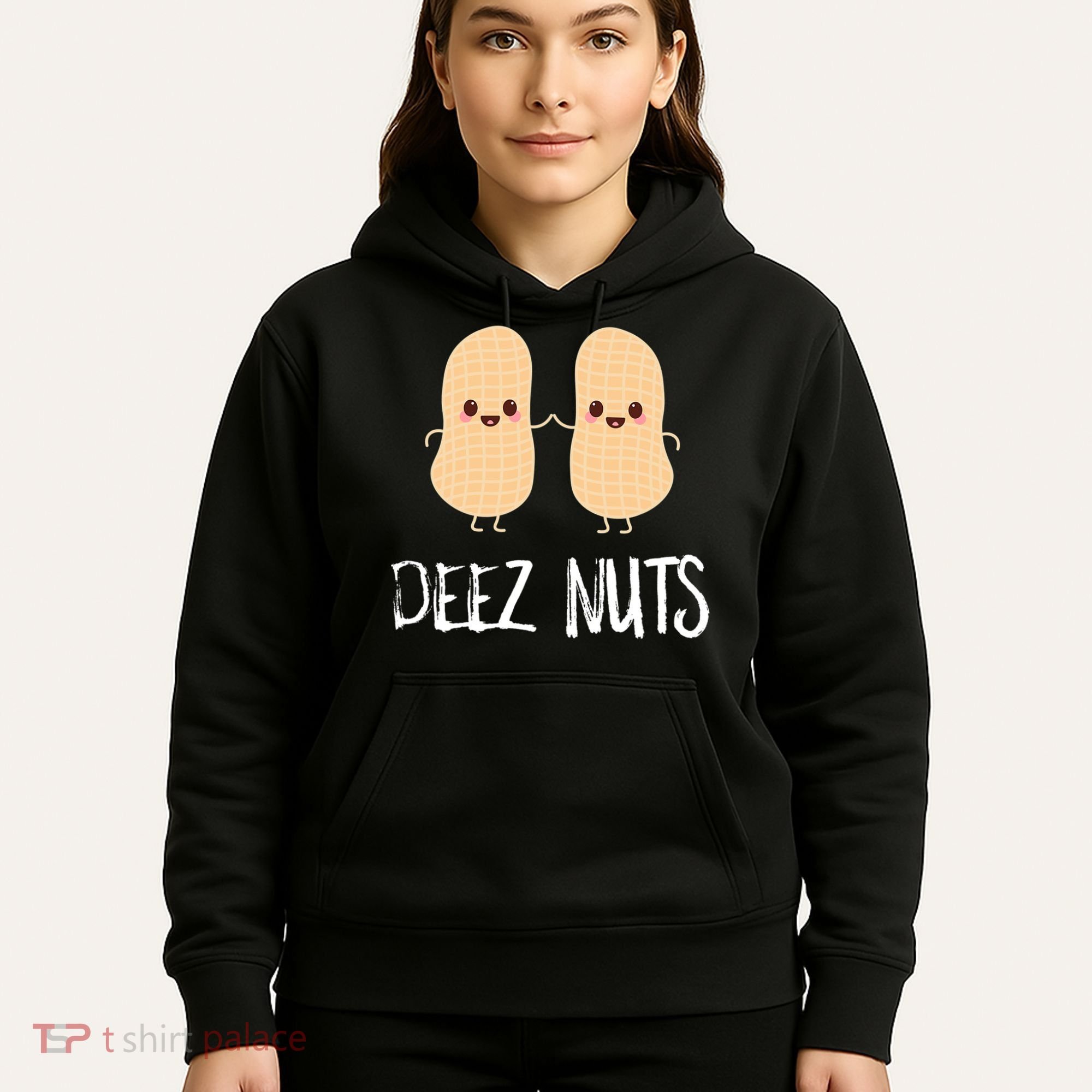Peanut Food Funny Kawaii Cute Meme Deez Nuts Joke Gift Hoodie