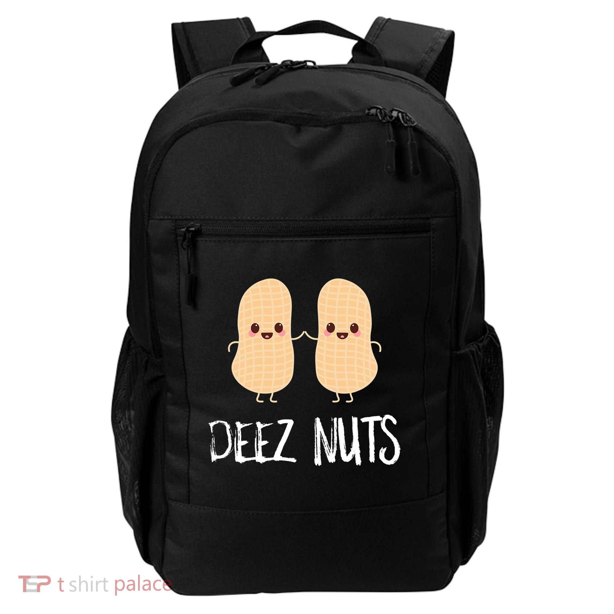 Peanut Food Funny Kawaii Cute Meme Deez Nuts Joke Gift Backpack