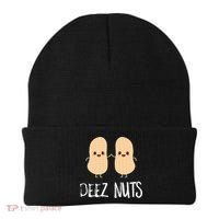 Peanut Food Funny Kawaii Cute Meme Deez Nuts Joke Gift Beanie thumb 0