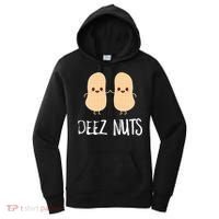 Peanut Food Funny Kawaii Cute Meme Deez Nuts Joke Gift Women's Hoodie thumb 0