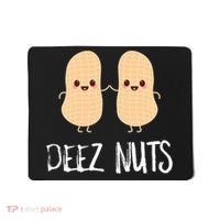Peanut Food Funny Kawaii Cute Meme Deez Nuts Joke Gift Mousepad thumb 0