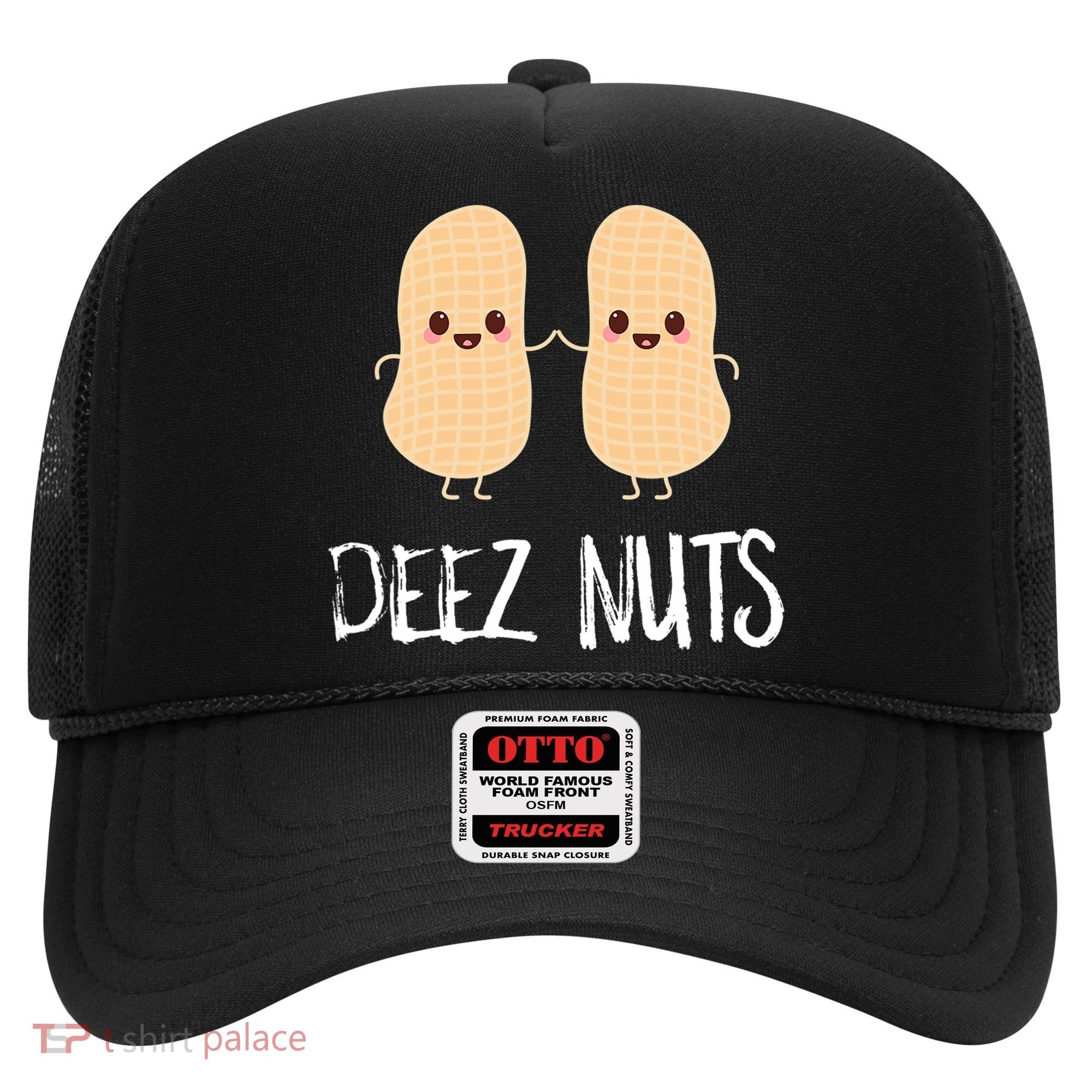 Peanut Food Funny Kawaii Cute Meme Deez Nuts Joke Gift Hat