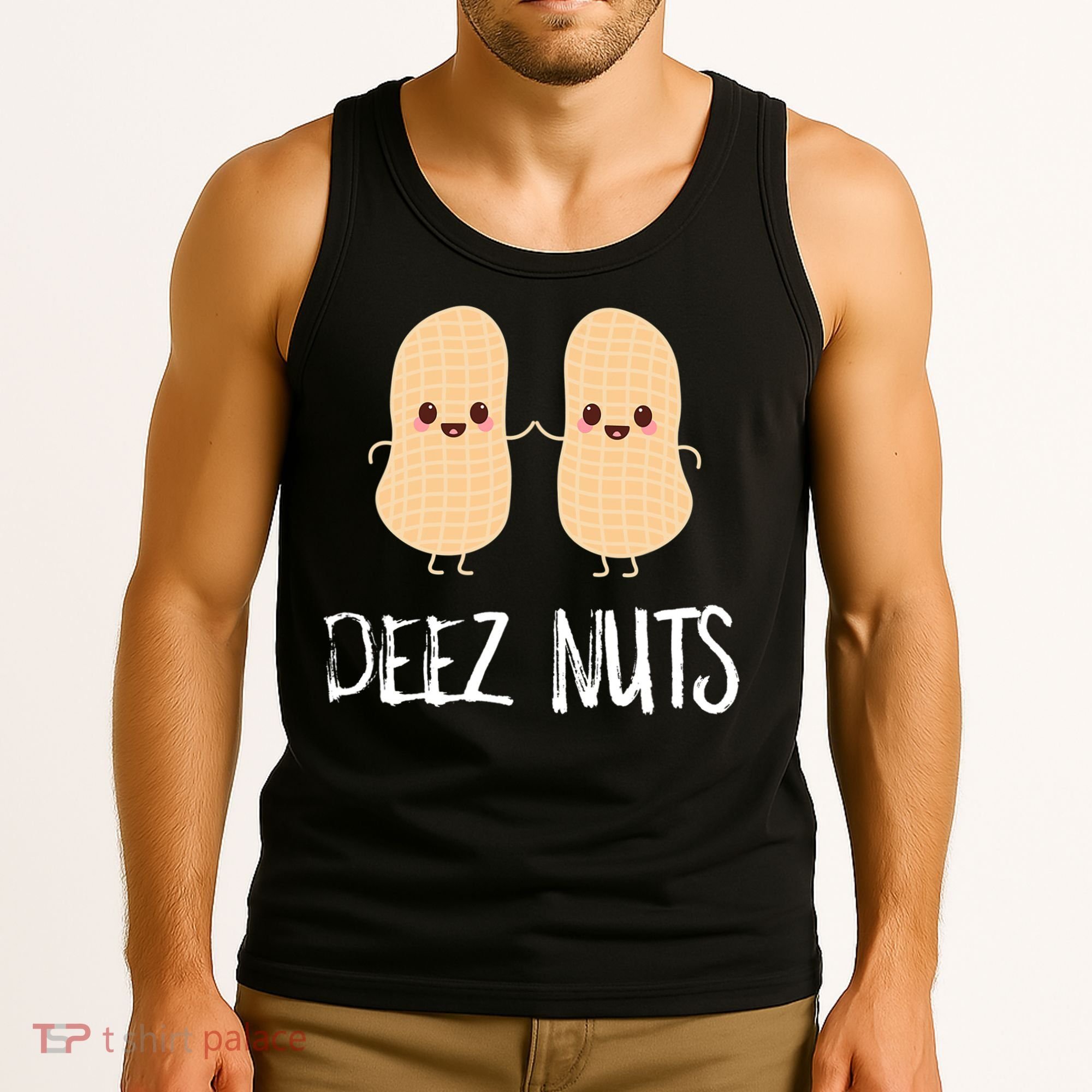Peanut Food Funny Kawaii Cute Meme Deez Nuts Joke Gift Tank Top