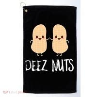 Peanut Food Funny Kawaii Cute Meme Deez Nuts Joke Gift Golf Towel thumb 0