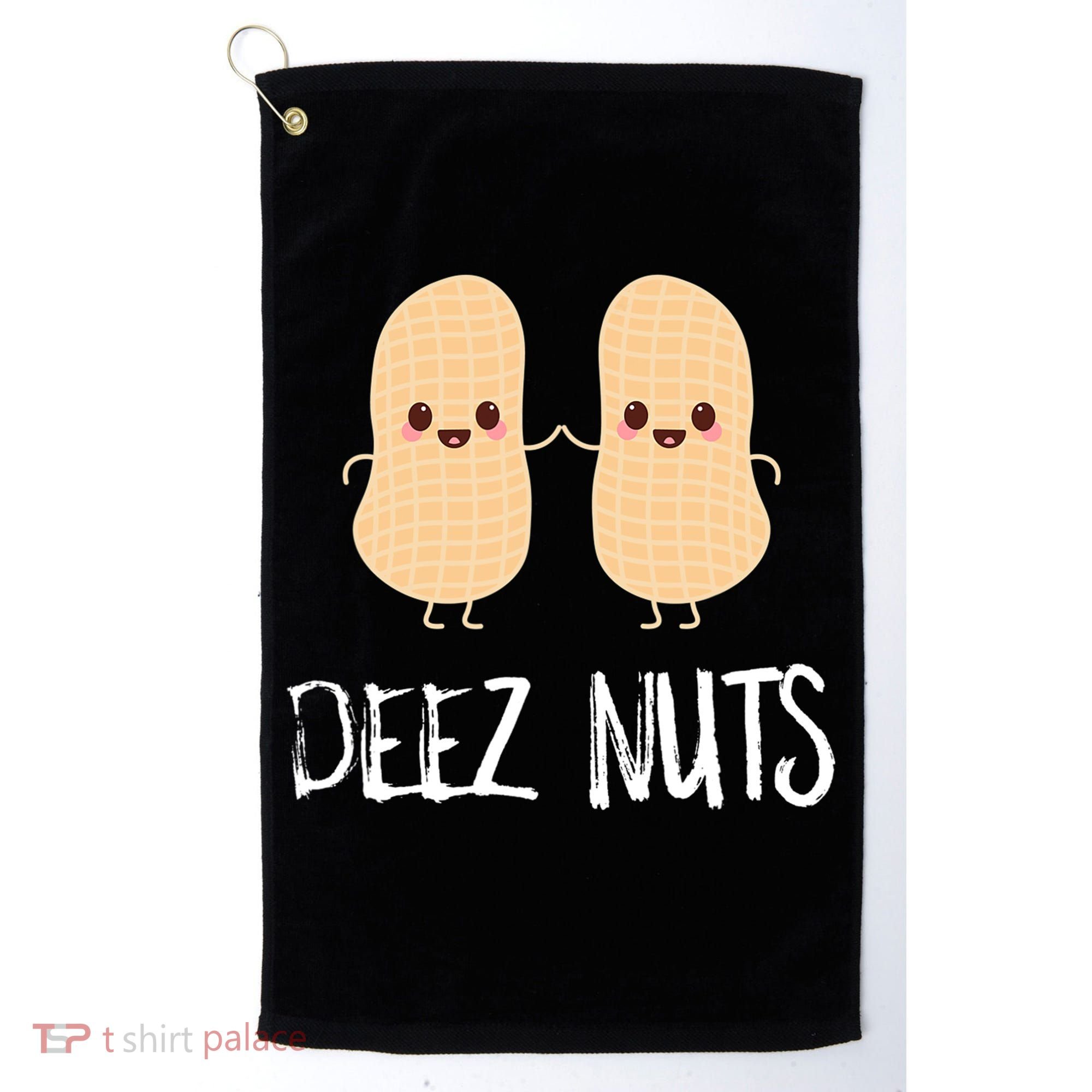 Peanut Food Funny Kawaii Cute Meme Deez Nuts Joke Gift Golf Towel