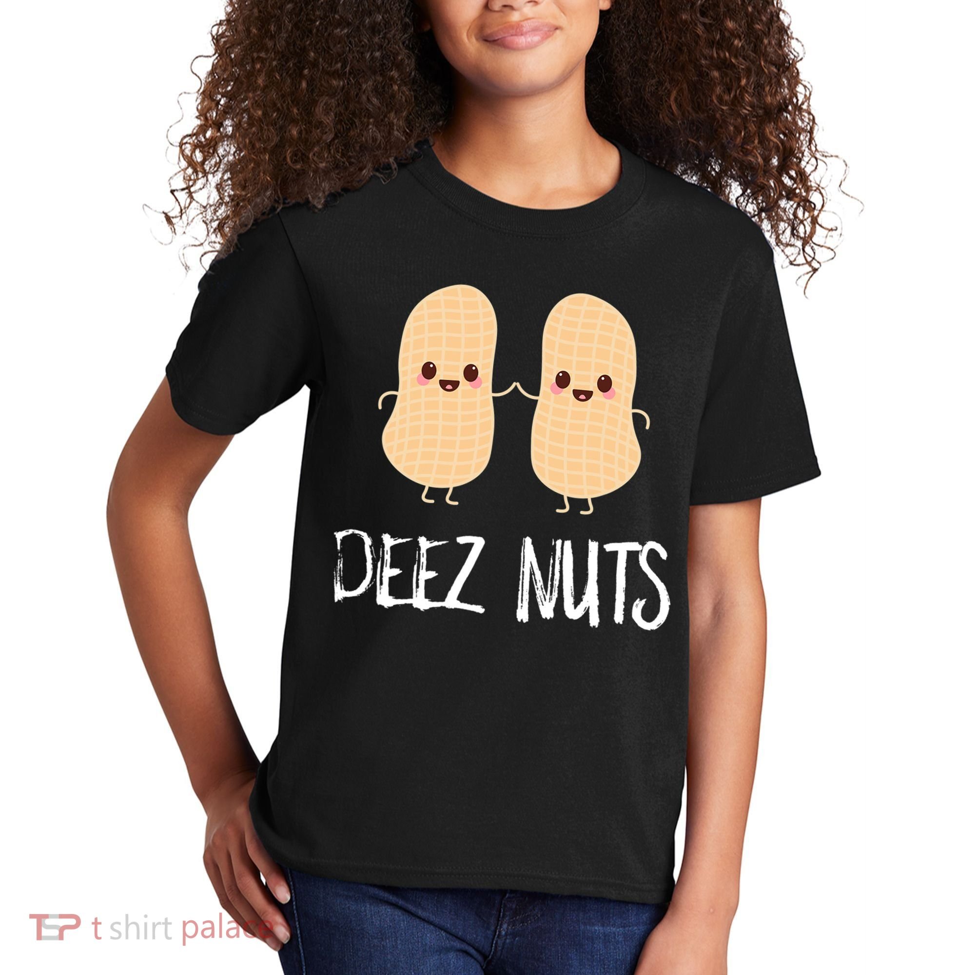 Peanut Food Funny Kawaii Cute Meme Deez Nuts Joke Gift Kids T-Shirt