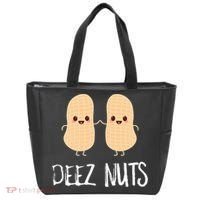 Peanut Food Funny Kawaii Cute Meme Deez Nuts Joke Gift Tote Bag thumb 0