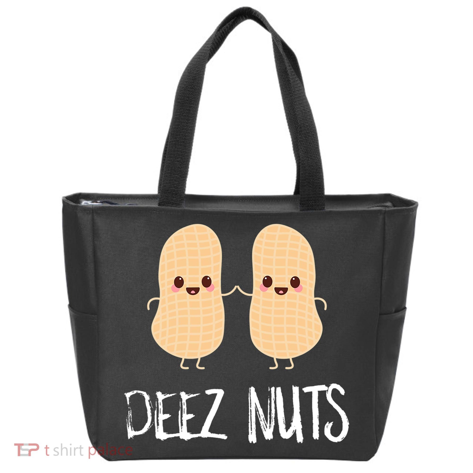 Peanut Food Funny Kawaii Cute Meme Deez Nuts Joke Gift Tote Bag