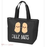 Peanut Food Funny Kawaii Cute Meme Deez Nuts Joke Gift Tote Bag thumb 3
