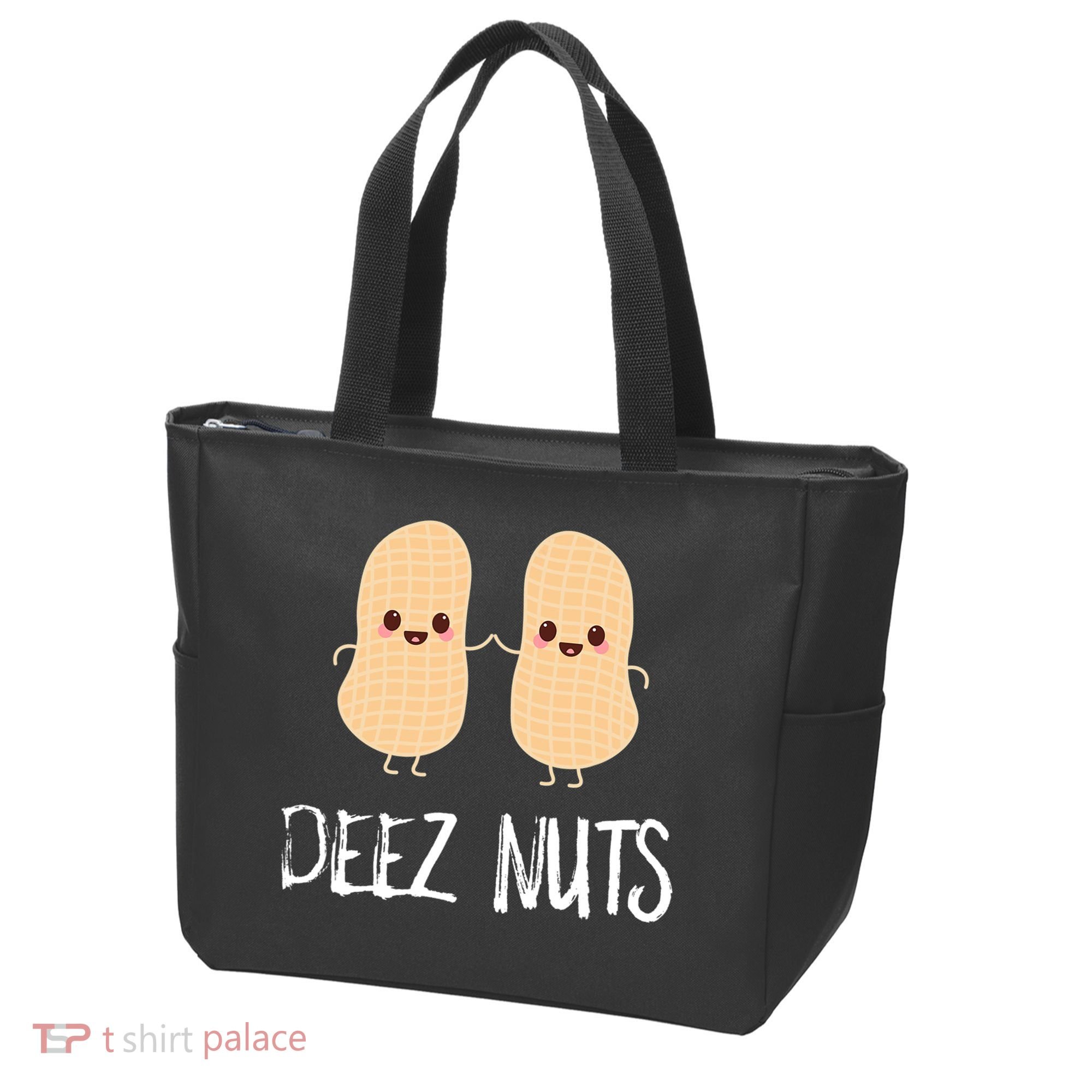 Peanut Food Funny Kawaii Cute Meme Deez Nuts Joke Gift Tote Bag