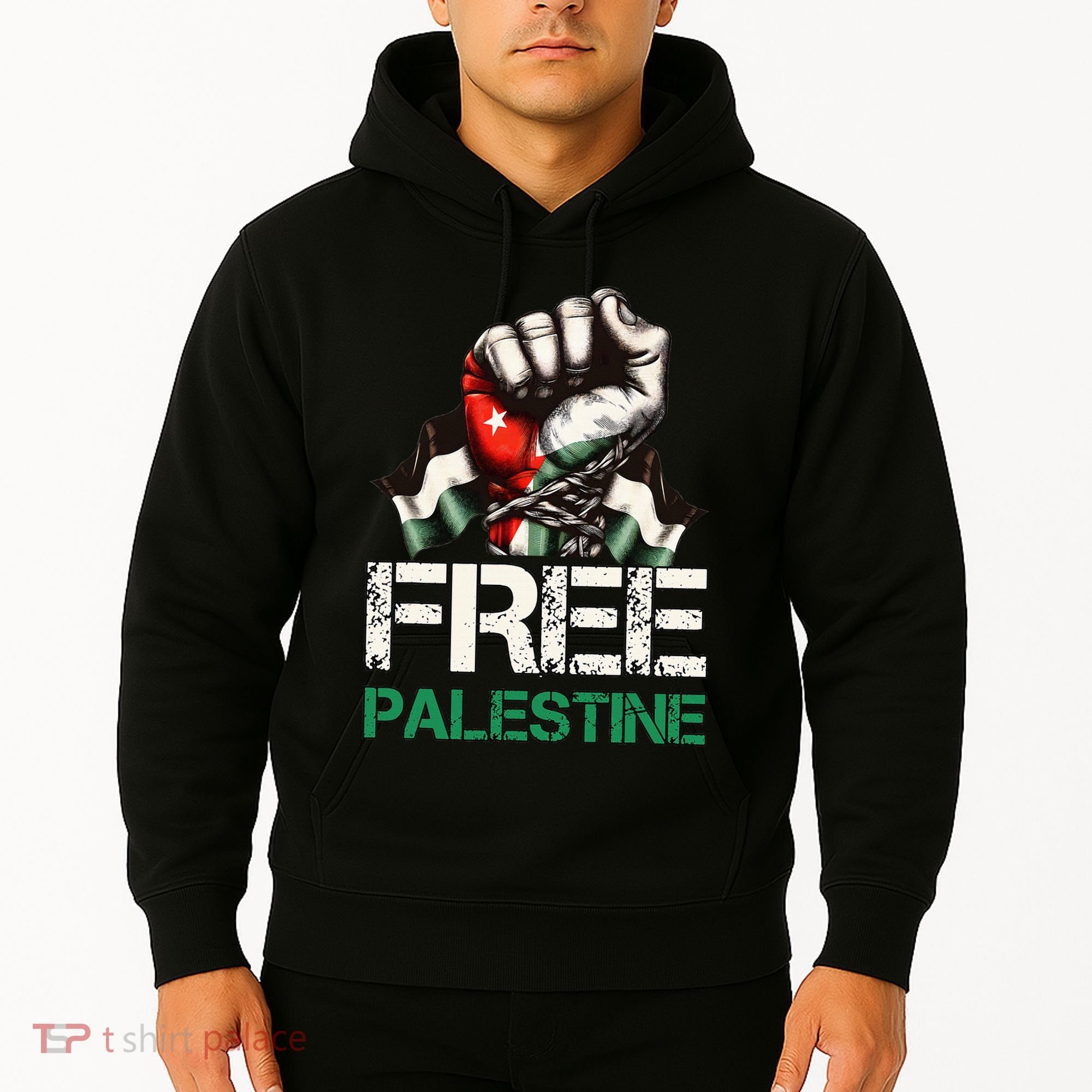 Palestine Flag Free Palestine Save Gaza Strip Hoodie