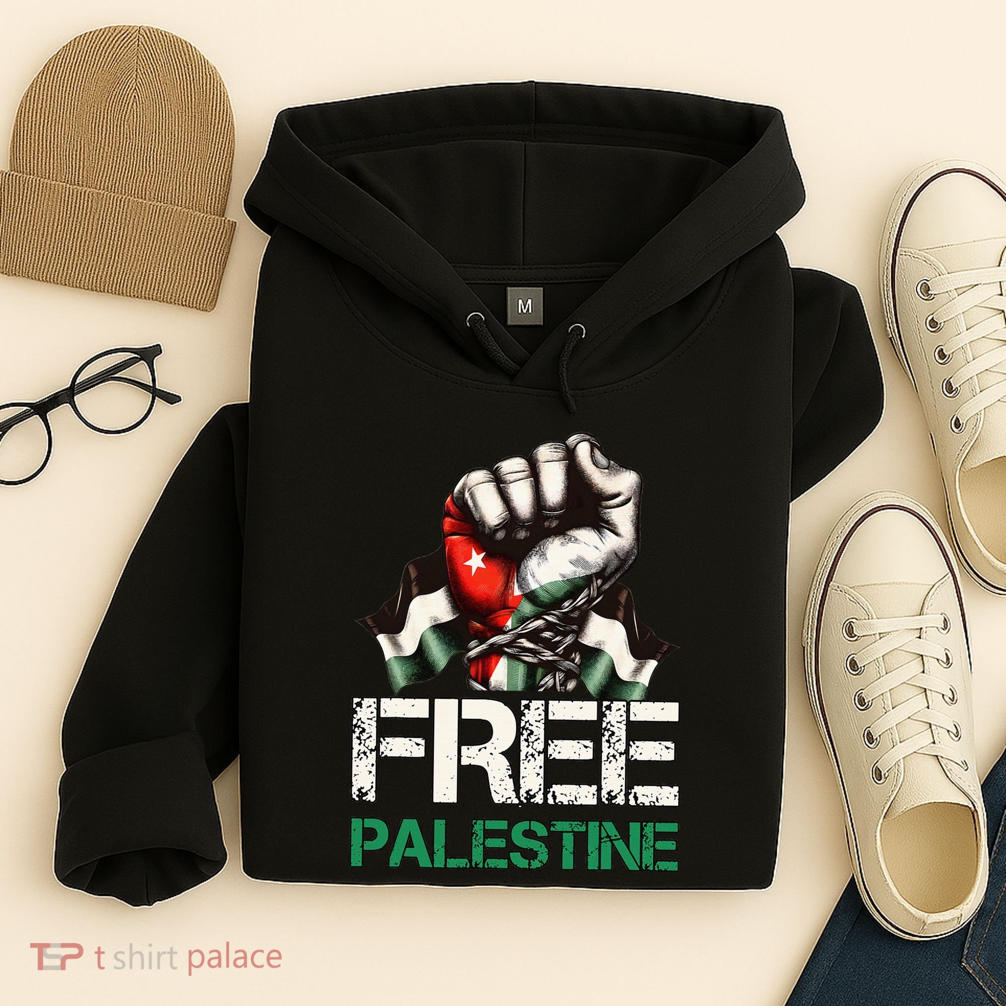 Palestine Flag Free Palestine Save Gaza Strip Hoodie
