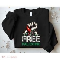 Palestine Flag Free Palestine Save Gaza Strip Sweatshirt thumb 2