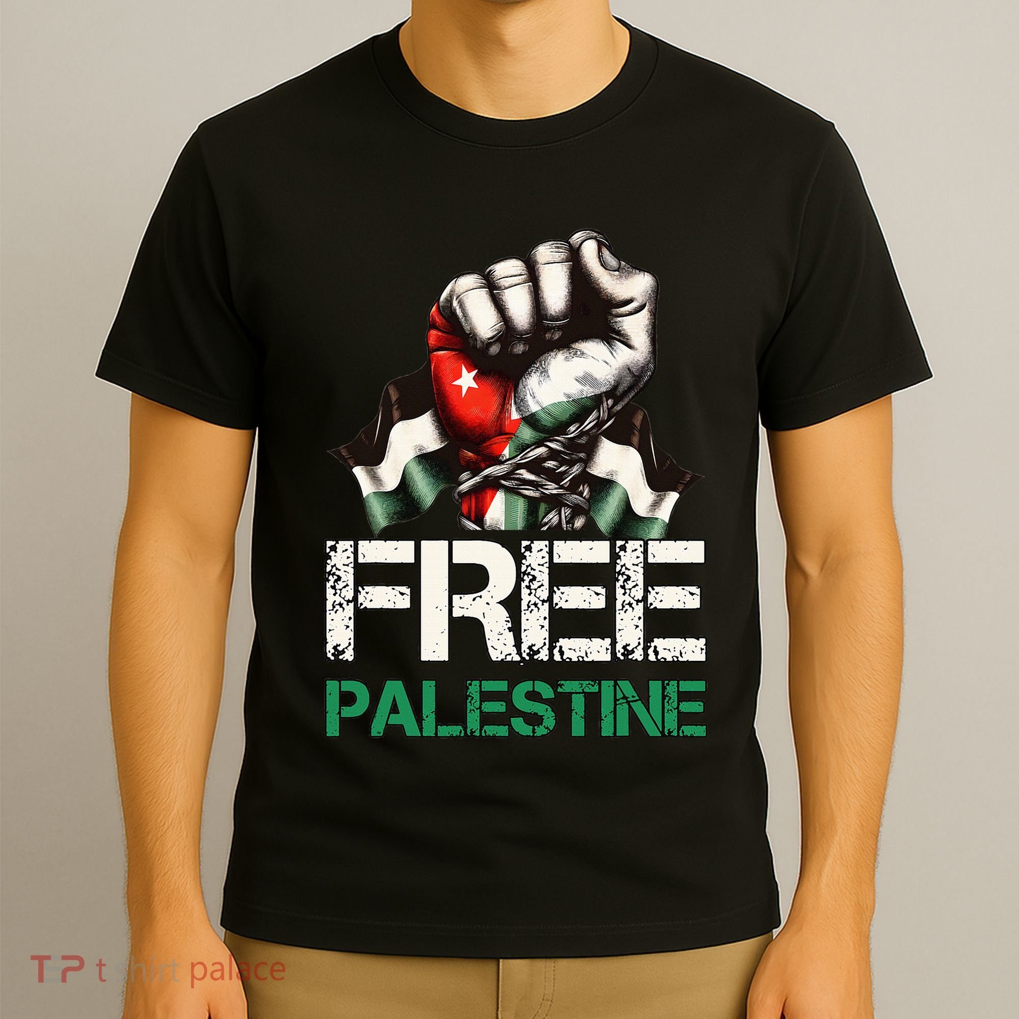 Palestine Flag Free Palestine Save Gaza Strip T-Shirt