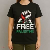 Palestine Flag Free Palestine Save Gaza Strip T-Shirt thumb 4