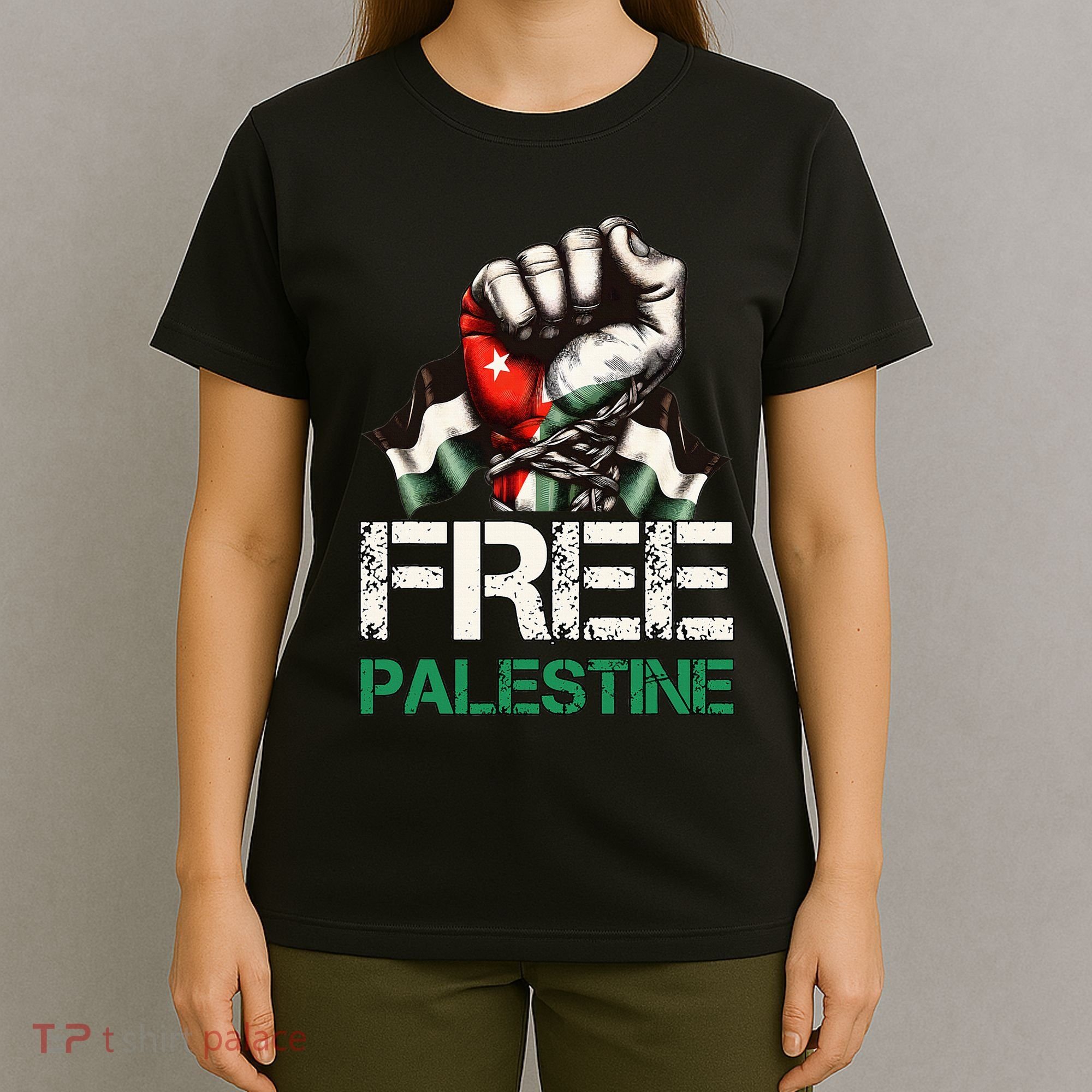 Palestine Flag Free Palestine Save Gaza Strip T-Shirt