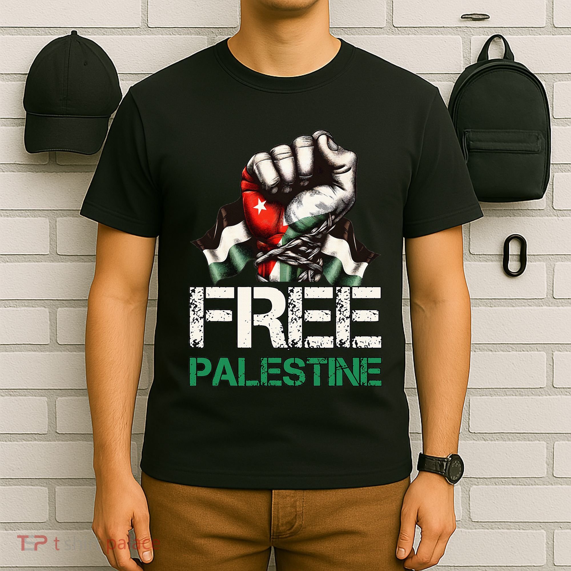 Palestine Flag Free Palestine Save Gaza Strip T-Shirt
