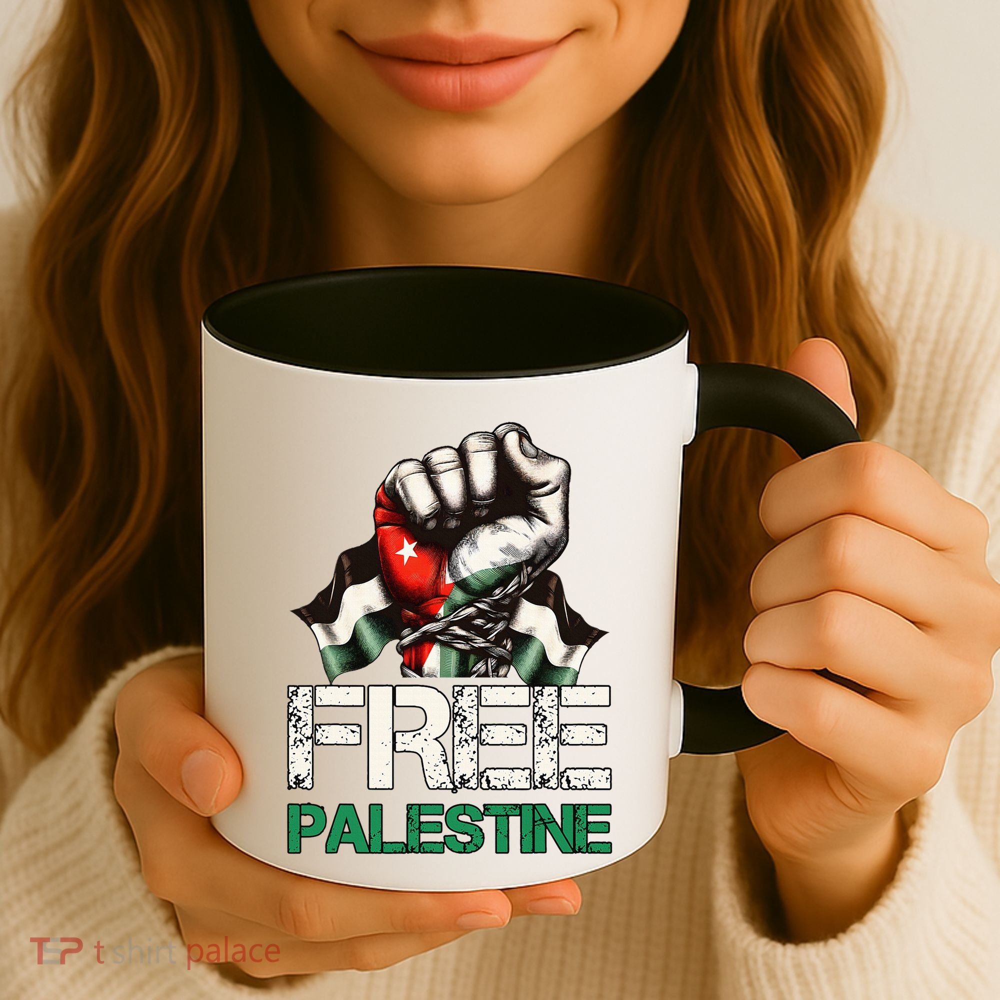 Palestine Flag Free Palestine Save Gaza Strip Coffee Mug