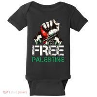 Palestine Flag Free Palestine Save Gaza Strip Baby Bodysuit thumb 0