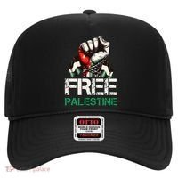 Palestine Flag Free Palestine Save Gaza Strip Hat thumb 0