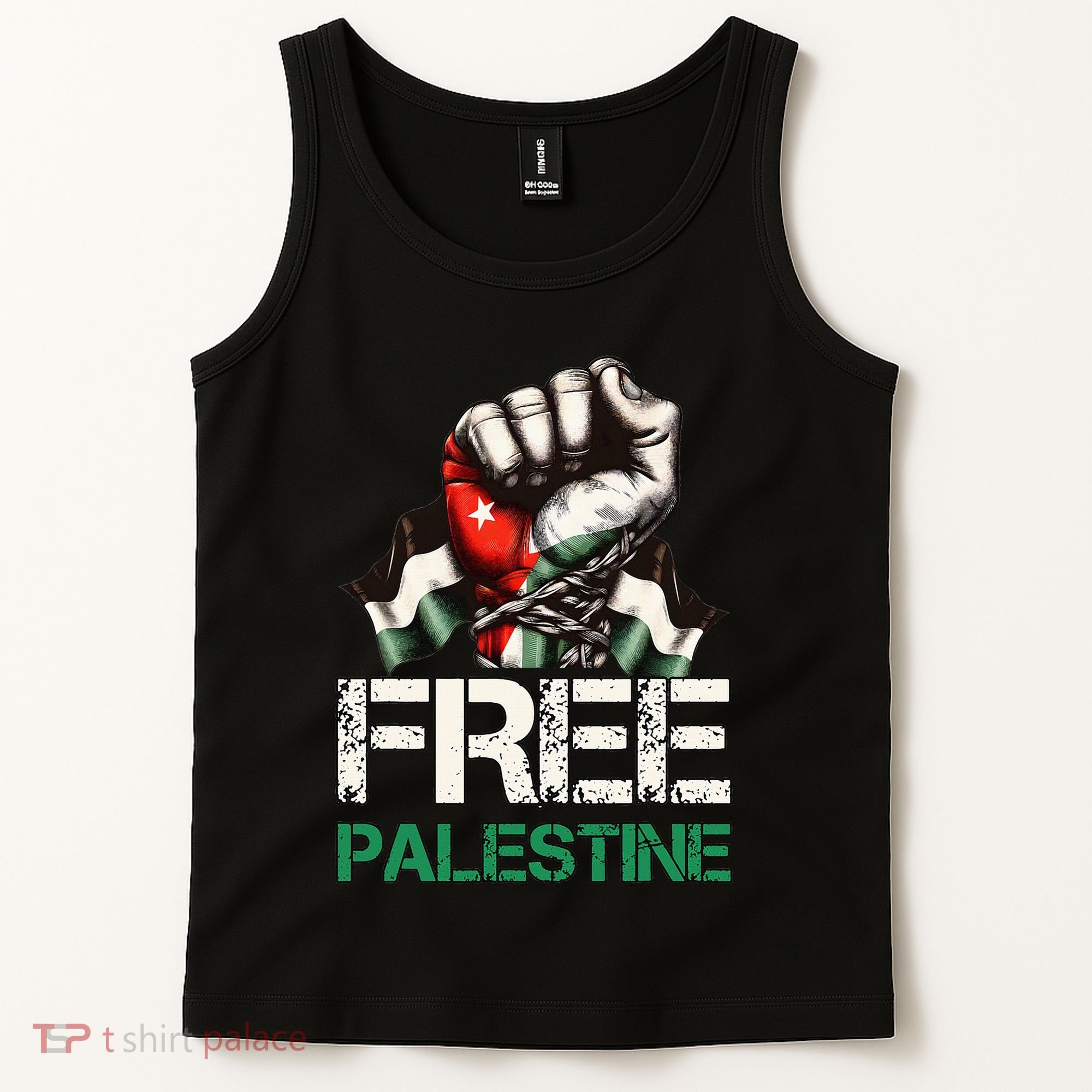 Palestine Flag Free Palestine Save Gaza Strip Tank Top