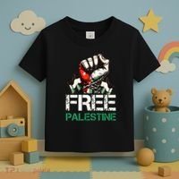 Palestine Flag Free Palestine Save Gaza Strip Toddler T-Shirt thumb 3